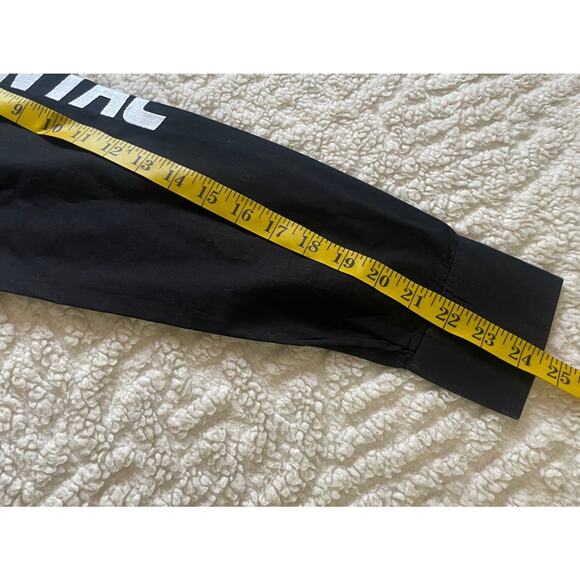 Camisa Rancho Semental Estilo Reparo Black En Manga Medium Button-Up - Picture 9 of 9